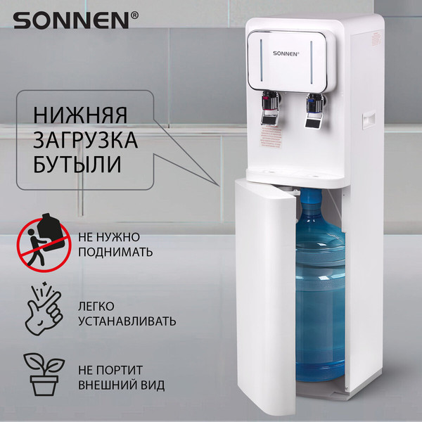 Изображение товара Кулер Sonnen FSE-02BW / 456170 (белый)