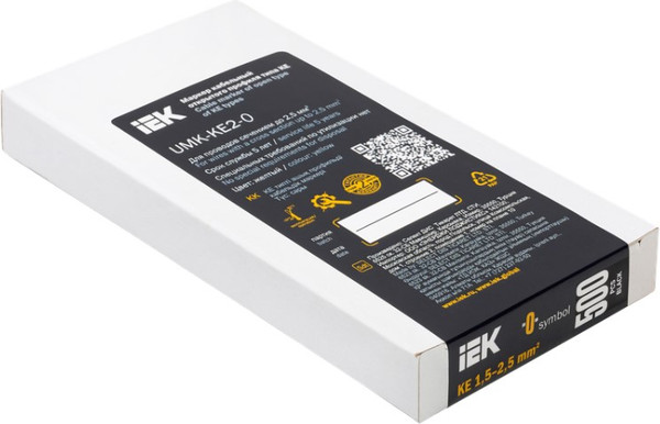 Изображение товара Маркер кабельный IEK KE 1.5-2.5мм2 "0" / UMK-KE2-0 (500шт)