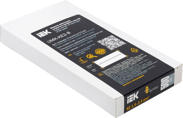 Изображение товара Маркер кабельный IEK KE 1.5-2.5мм2 "8" / UMK-KE2-8 (500шт)