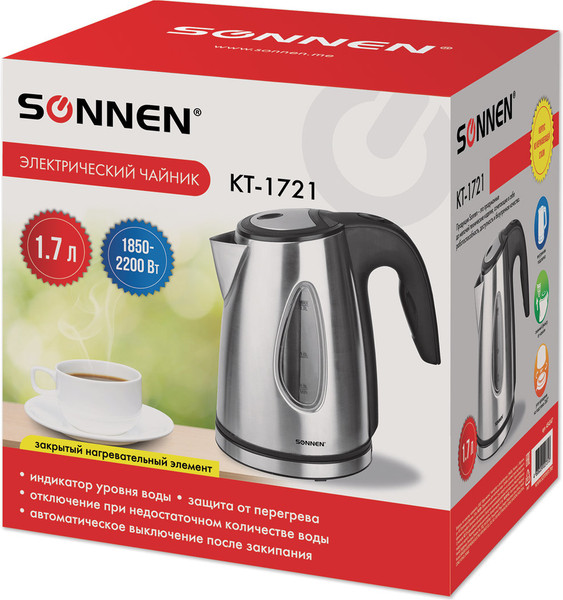 Изображение товара Электрочайник Sonnen KT-1721 / 454347