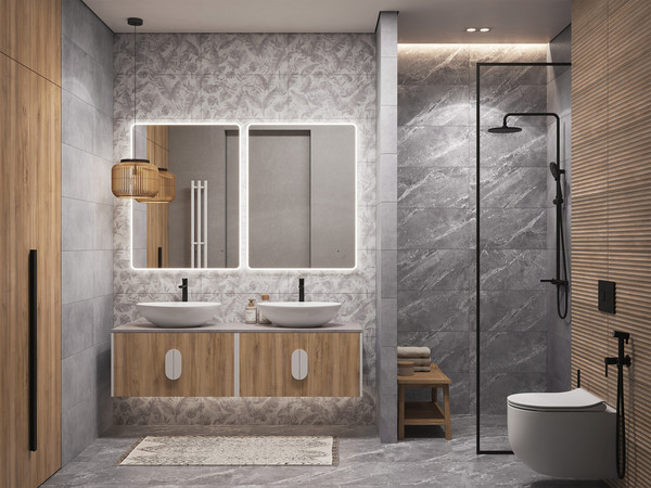 Изображение товара Плитка Cersanit Liana Камень 18000 (420x420, серый)