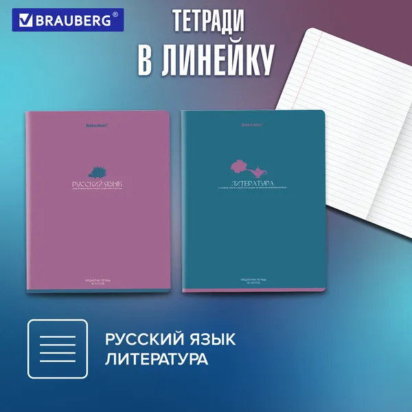Изображение товара Набор предметных тетрадей Brauberg Monocolor / 405175 (13шт)