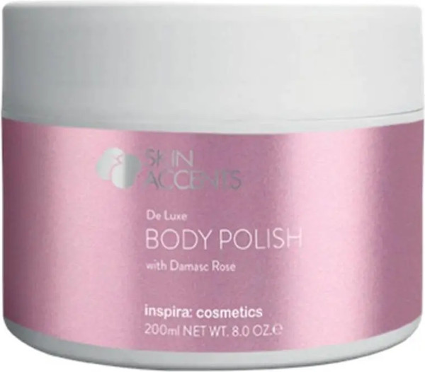 Изображение товара Скраб для тела Inspira Skin Accents De Luxe с экстрактом Дамасской розы (200мл)