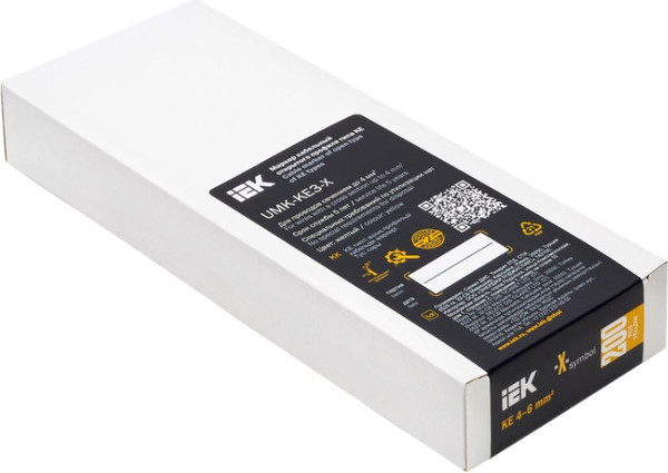 Изображение товара Маркер кабельный IEK KE 4-6мм2 "X" / UMK-KE3-X (200шт)