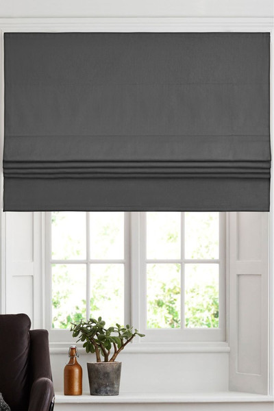 Изображение товара Римская штора Jalux Канвас 537294/484 170x170 (графитовый)