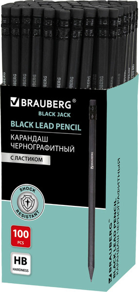 Изображение товара Простой карандаш Brauberg Black Jack / 180609