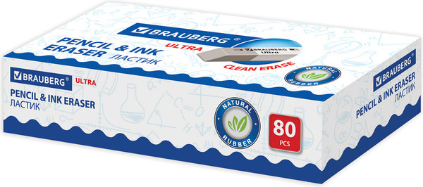 Изображение товара Ластик Brauberg 228703 (серый/белый)