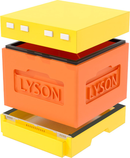 Изображение товара Улей Lyson Дадан На 12 Рамок / WT61 (оранжевый/желтый)
