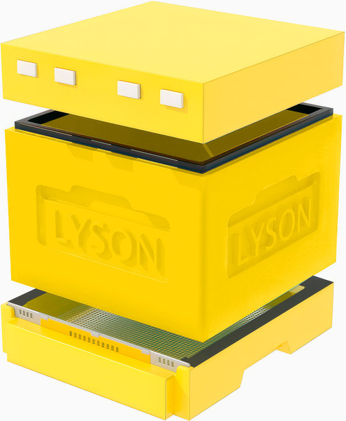 Изображение товара Улей Lyson Дадан На 12 Рамок / WT60YY (желтый/желтый)