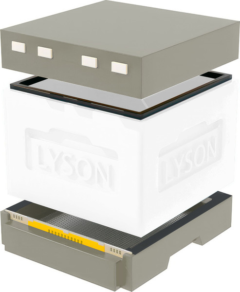 Изображение товара Улей Lyson Дадан На 12 Рамок / WT60WG (неокрашенный/серый)
