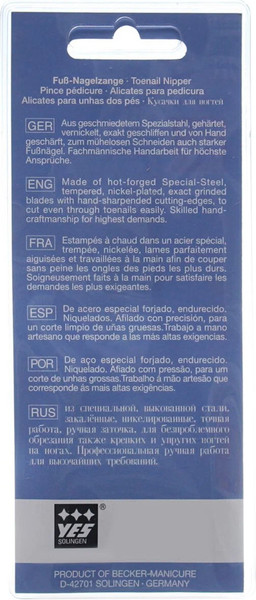 Изображение товара Кусачки для маникюра YES 95705