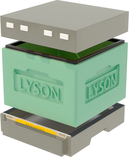 Изображение товара Улей Lyson Дадан На 12 Рамок / WT10GR (зеленый/серый)