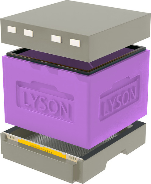 Изображение товара Улей Lyson Дадан На 12 Рамок / WT60PUG (фиолетовый/серый)