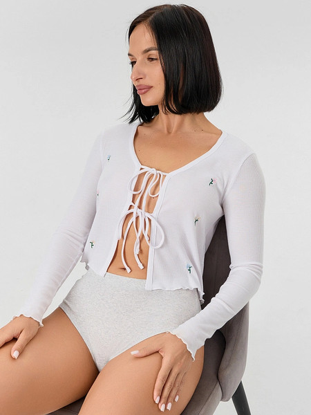 Изображение товара Трусы женские Mark Formelle 412532 (р.102, серый меланж 4306-А-11/декор)