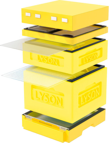 Изображение товара Улей Lyson Дадан На 12 Рамок / K122YY (желтый/желтый)