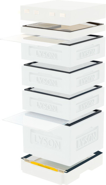 Изображение товара Улей Lyson Дадан На 12 Рамок / K126W (неокрашенный)