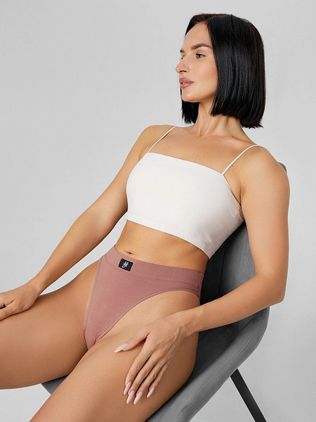 Изображение товара Трусы женские Mark Formelle 412542 (р.110, кофейно-розовый/декор)