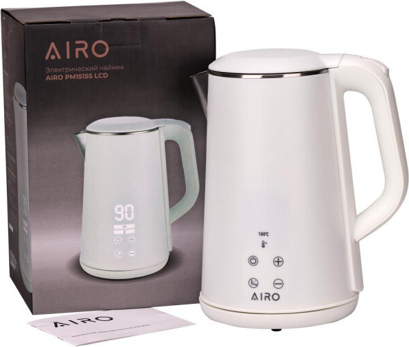Изображение товара Электрочайник Airo PM1515S c термоконтроллером (белый)