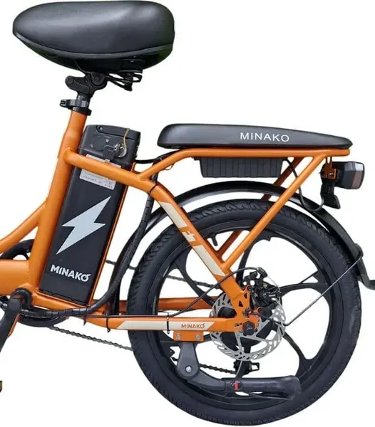 Изображение товара Электровелосипед Minako F7 (оранжевый)