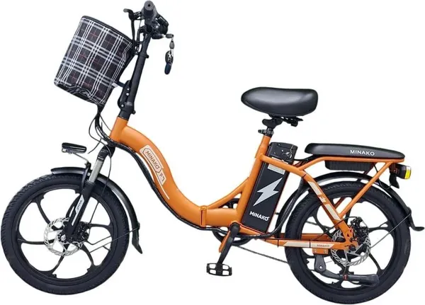 Изображение товара Электровелосипед Minako F7 (оранжевый)