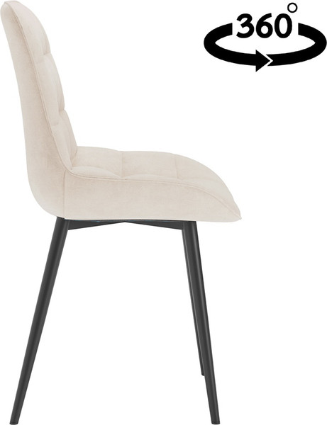 Изображение товара Стул Табурет Румба поворотный (бренди 03/черный каркас)