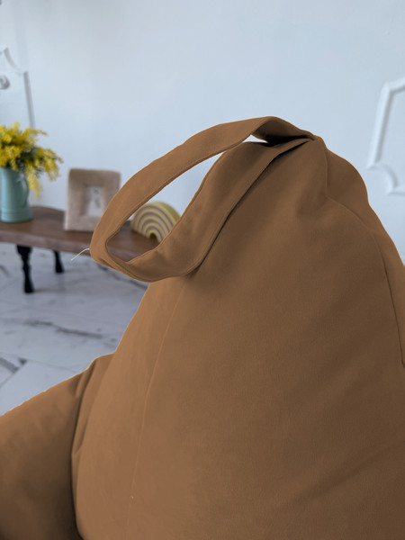 Изображение товара Бескаркасное кресло Flagman Груша Софт 130x85 XXL GXL.5-320 (Naomi 08 велюр)