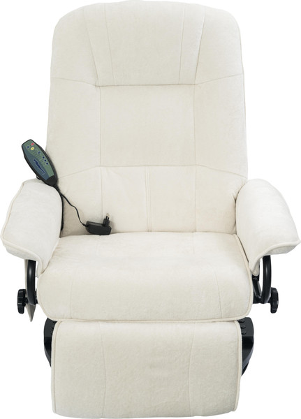 Изображение товара Массажное кресло Calviano 21 с пуфом (бежевый плюш)