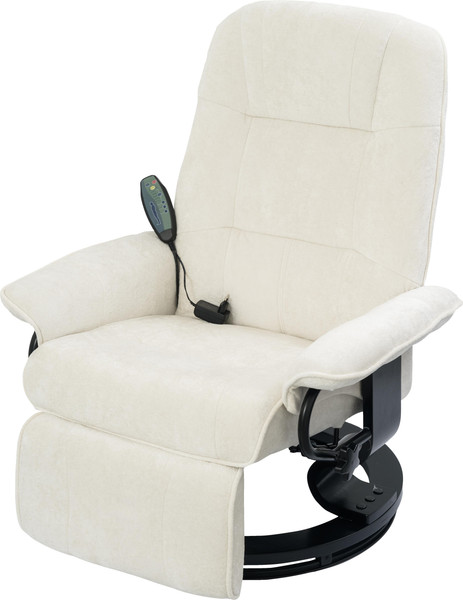 Изображение товара Массажное кресло Calviano 21 с пуфом (бежевый плюш)