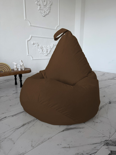 Изображение товара Бескаркасное кресло Flagman Груша Софт 130x85 XXL GXL.5-321 (Naomi 09 велюр)