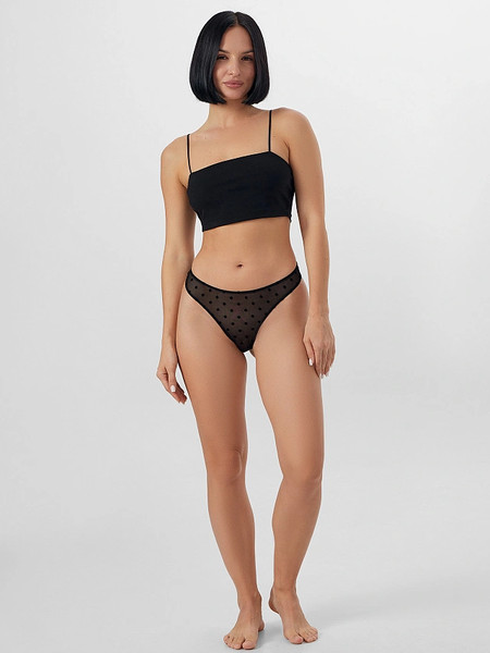 Изображение товара Трусы женские Mark Formelle 412526 (р.102, горох на черном)