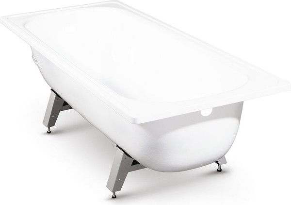 Изображение товара Ванна стальная ВИЗ Antika А-40001 140x70 (белая орхидея, с ножками)