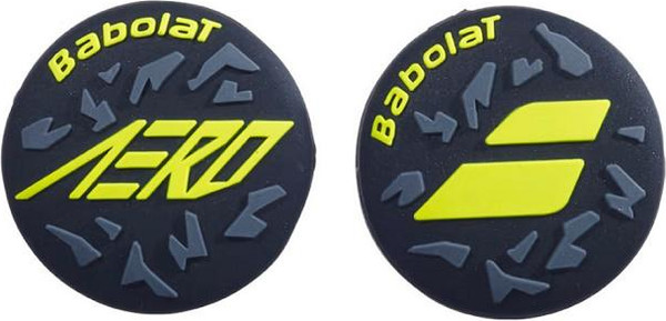 Изображение товара Виброгаситель для теннисной ракетки Babolat Aero Damp / 700126-100 (2шт, черный/желтый)