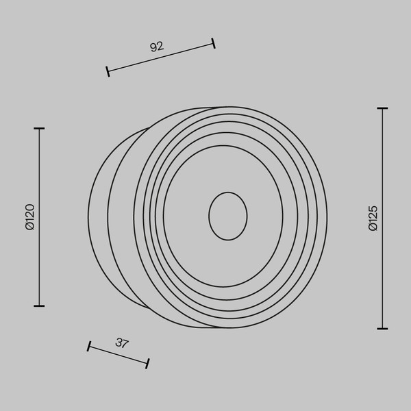 Изображение товара Бра Maytoni Olo MOD493WL-L6BSK2
