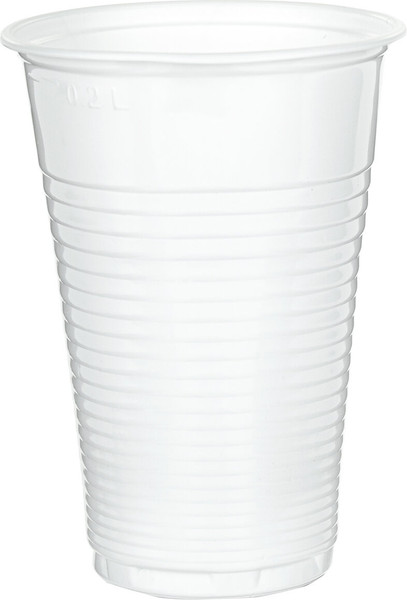 Изображение товара Набор одноразовых стаканов Laima Бюджет / 600934 (100шт, белый)
