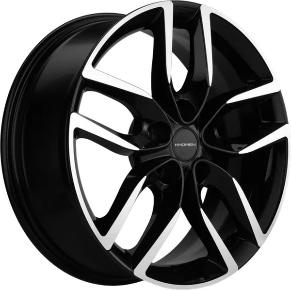 Изображение товара Литой диск Khomen KHW1708 Haval Jolion 17x6.5" 5x114.3мм DIA 66.5мм ET 37мм (Black FP)