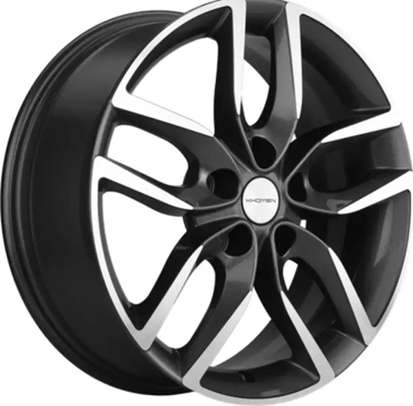Изображение товара Литой диск Khomen KHW1708 Haval Jolion 17x6.5" 5x114.3мм DIA 66.5мм ET 37мм (Gray FP)