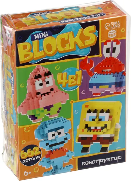 Изображение товара Микроконструктор Unicon Mini Blocks. Подводный мир / 10906397