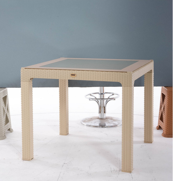 Изображение товара Стол садовый Heniver Rattan SPT-R003 (бежевый)