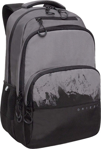 Изображение товара Школьный рюкзак Grizzly RU-630-2 (черный/серый)