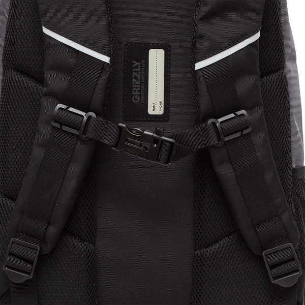 Изображение товара Школьный рюкзак Grizzly RU-630-2 (черный/серый)