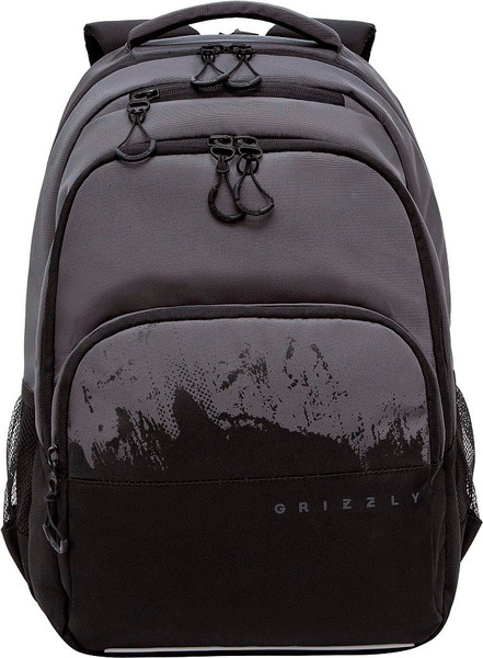 Изображение товара Школьный рюкзак Grizzly RU-630-2 (черный/серый)