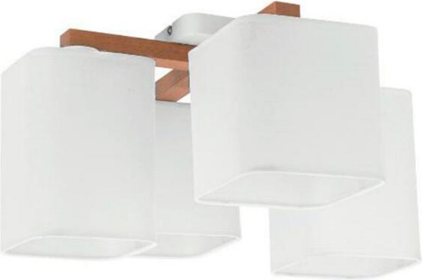 Изображение товара Люстра AksHome Quadro 4xE27 (белый)