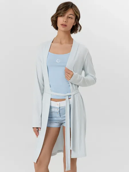 Изображение товара Халат Mark Formelle 552295 (р.164/170-84-90, светло-голубой)