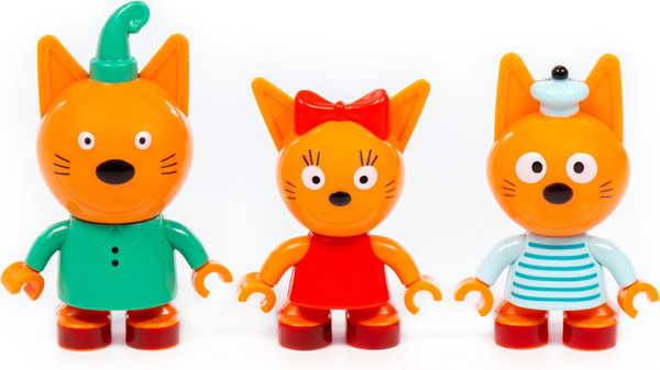 Изображение товара Конструктор Полесье Макси Три кота. В поисках сокровищ / 94760 (112эл)