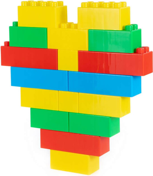 Изображение товара Конструктор Полесье Строитель XL / 93671 (42эл)