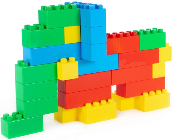 Изображение товара Конструктор Полесье Строитель XL / 93671 (42эл)