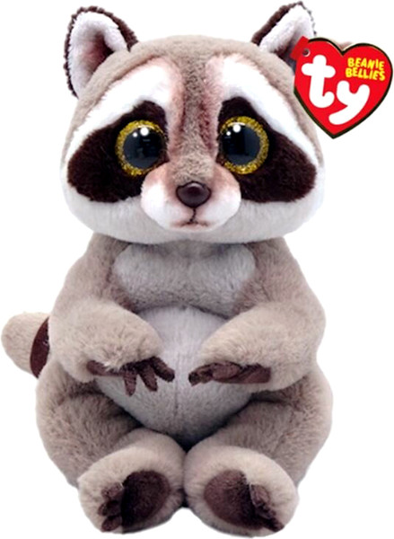 Изображение товара Мягкая игрушка TY Енот Petey Beanie Bellies / 41284