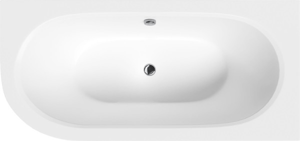 Изображение товара Ванна акриловая Lauter Bliss 170 P / 21201072P (с ножками и сифоном 21Y11021 матовый черный)