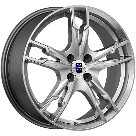 Литой диск K&K Солар 17x7" 4x100мм DIA 60.1мм ET 41мм Дарк платинум — фото 3