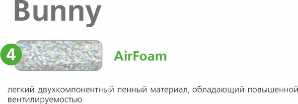 Изображение товара Матрас в кроватку Vegas Bunny 60x120